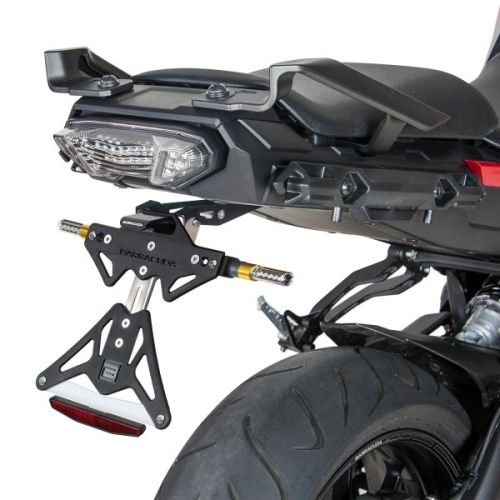 BARRACUDA PORTATARGA RECLINABILE per YAMAHA MT-09 2014 / 2020 - TRACER 900 2015 / 2016