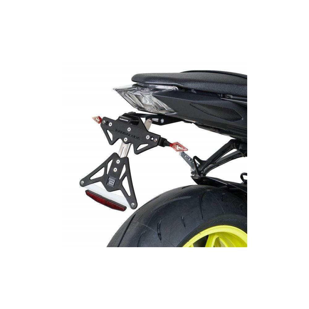 BARRACUDA PORTATARGA RECLINABILE per YAMAHA MT-09 2017 / 2020