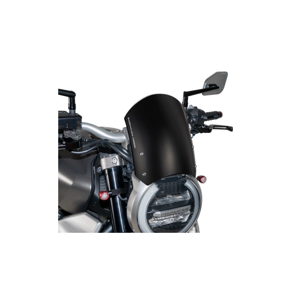 BARRACUDA Cupolino CLASSIC nero per HONDA CB 650 R 2019 / 2023 - CB 1000 R 2018 / 2020