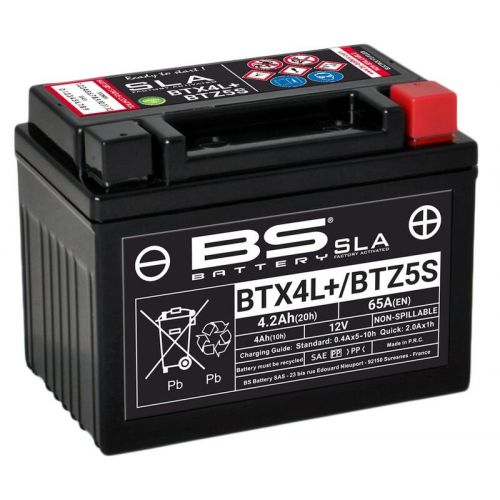 Batteria BS Battery SLA BTX4L+ / BTZ5S (FA)