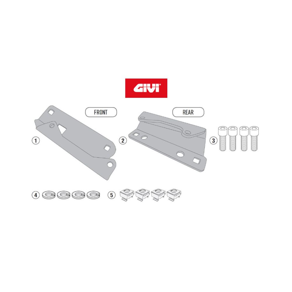 GIVI Kit di attacco specifico per paracoppa RP5129 - RP5140