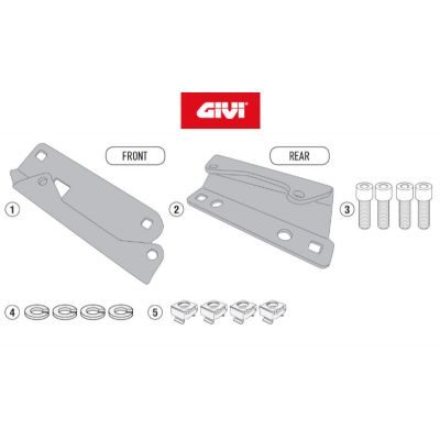 GIVI Kit di attacco specifico per paracoppa RP5129 - RP5140