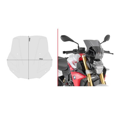 GIVI Cupolino fumé per BMW F 900 R 2020 / 2023