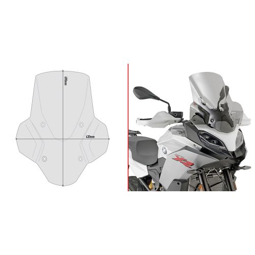 GIVI Cupolino fumé per BMW F 900 XR 2020 / 2026