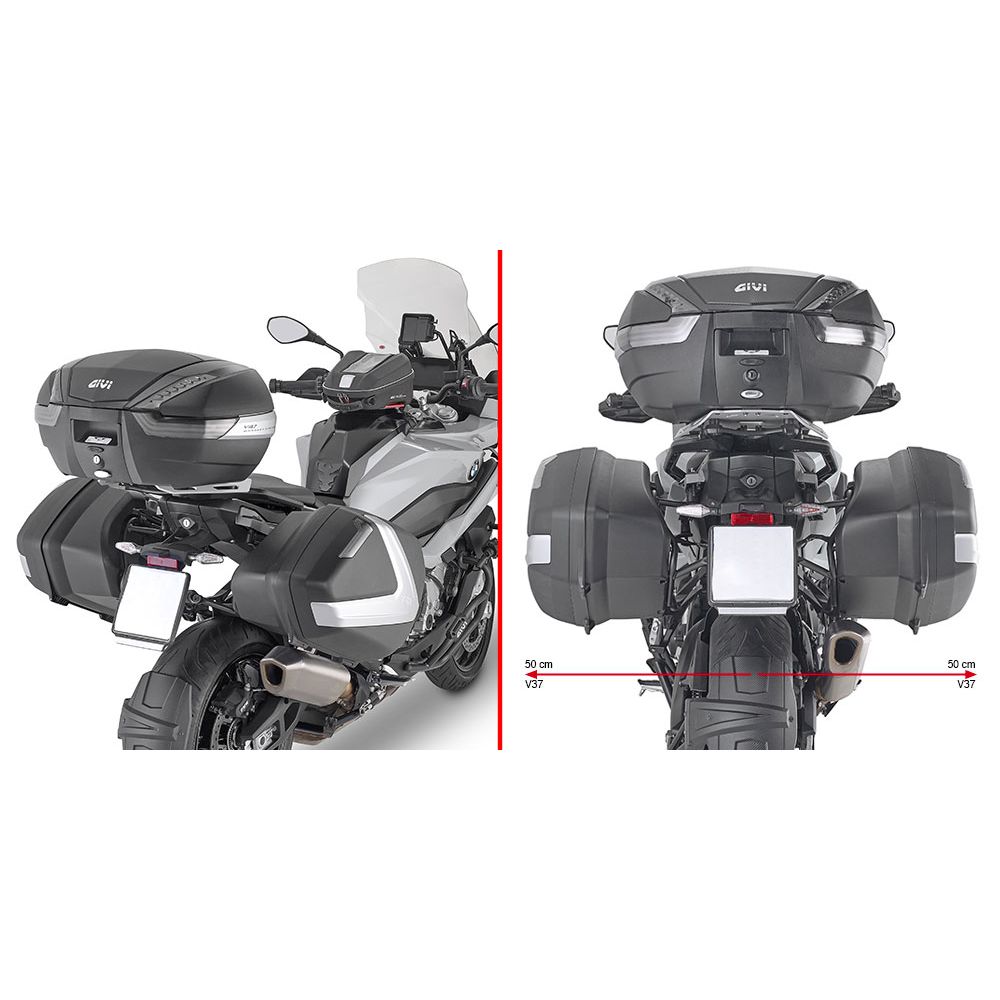 GIVI Portavaligie laterale per valigie V35 - V37 MONOKEY SIDE per BMW S 1000 XR 2020 / 2023