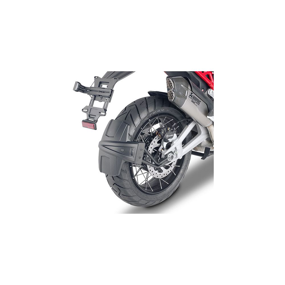 Kit Paraspruzzi GIVI RM7413KIT + RM02 Posteriore per Multistrada V4 /  V4 S