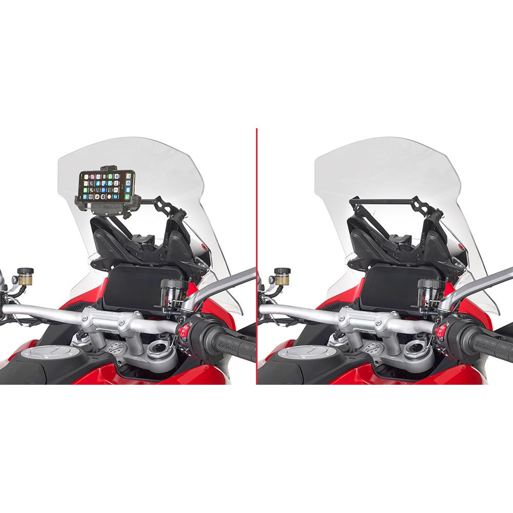 Traversino GIVI FB7413 Porta GPS per Ducati Multistrada V4 2021 - 2026