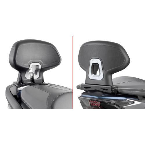Schienalino GIVI TB1166A Nero per Honda Forza 125 300 350 ADV 350