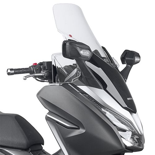 GIVI Coppia di deflettori paramani fissi trasparenti per HONDA FORZA 125 / 300 / 350