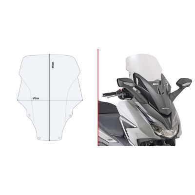 Parabrezza GIVI D1187ST Trasparente per Honda Forza 125 350 21 - 26