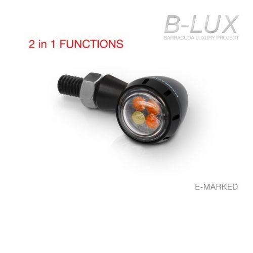 BARRACUDA Frecce Indicatori di Direzione a Led S-LED 2 B-LUX NERO