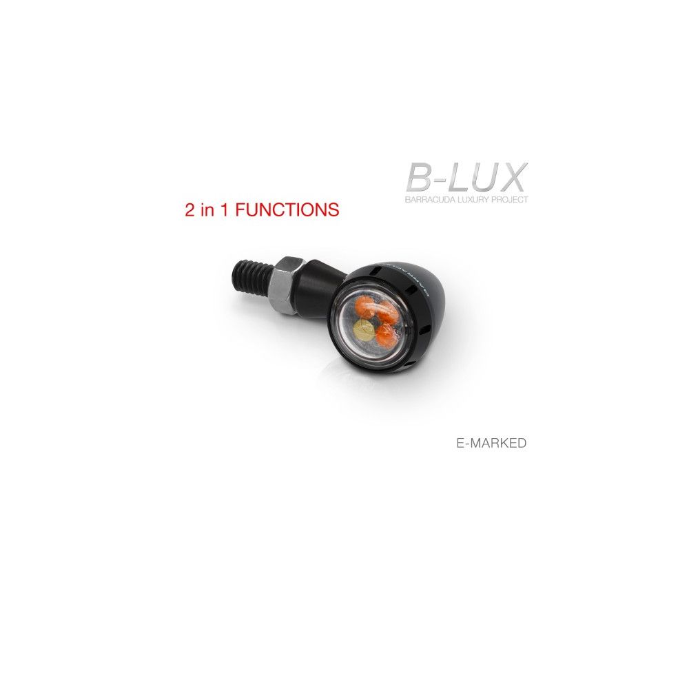 BARRACUDA Frecce Indicatori di Direzione a Led S-LED 2 B-LUX NERO