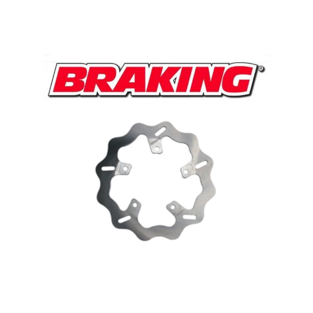 BRAKING WF7509 Disco Freno Posteriore Wave Fisso W-FIX per YAMAHA YZF R125 2008 / 2013
