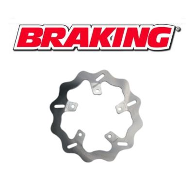 BRAKING WF7509 Disco Freno Posteriore Wave Fisso W-FIX per YAMAHA YZF R125 2008 / 2013