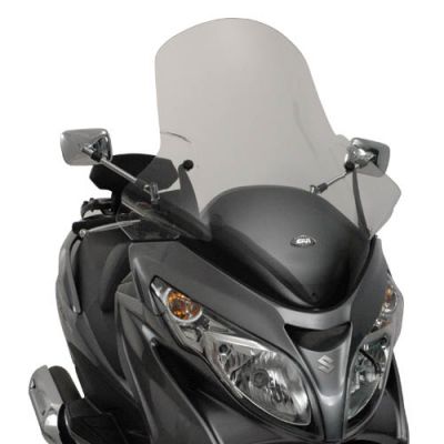 Kit Parabrezza GIVI 266DT Trasparente e Attacchi D266KIT per Burgman 400