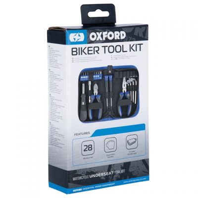 OXFORD OX771 BIKER TOOL KIT Kit Utensili 28 Pezzi