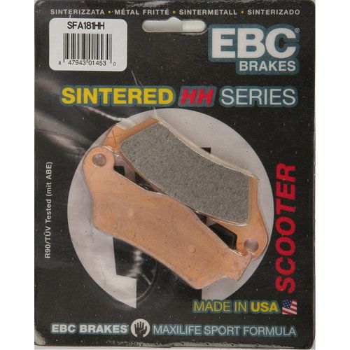 Coppia Pastiglie Freno anteriore SFA-HH Sintered Scooter EBC SFA181HH