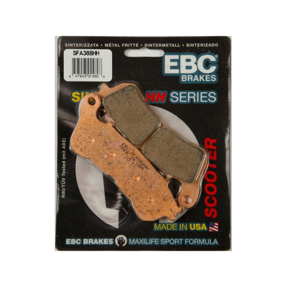 Coppia Pastiglie Freno posteriore SFA Carbon Scooter EBC SFA388HH