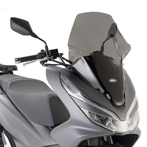 Cupolino GIVI 1129D Fumé con Attacchi D1163KIT per Honda PCX 125 18 - 20