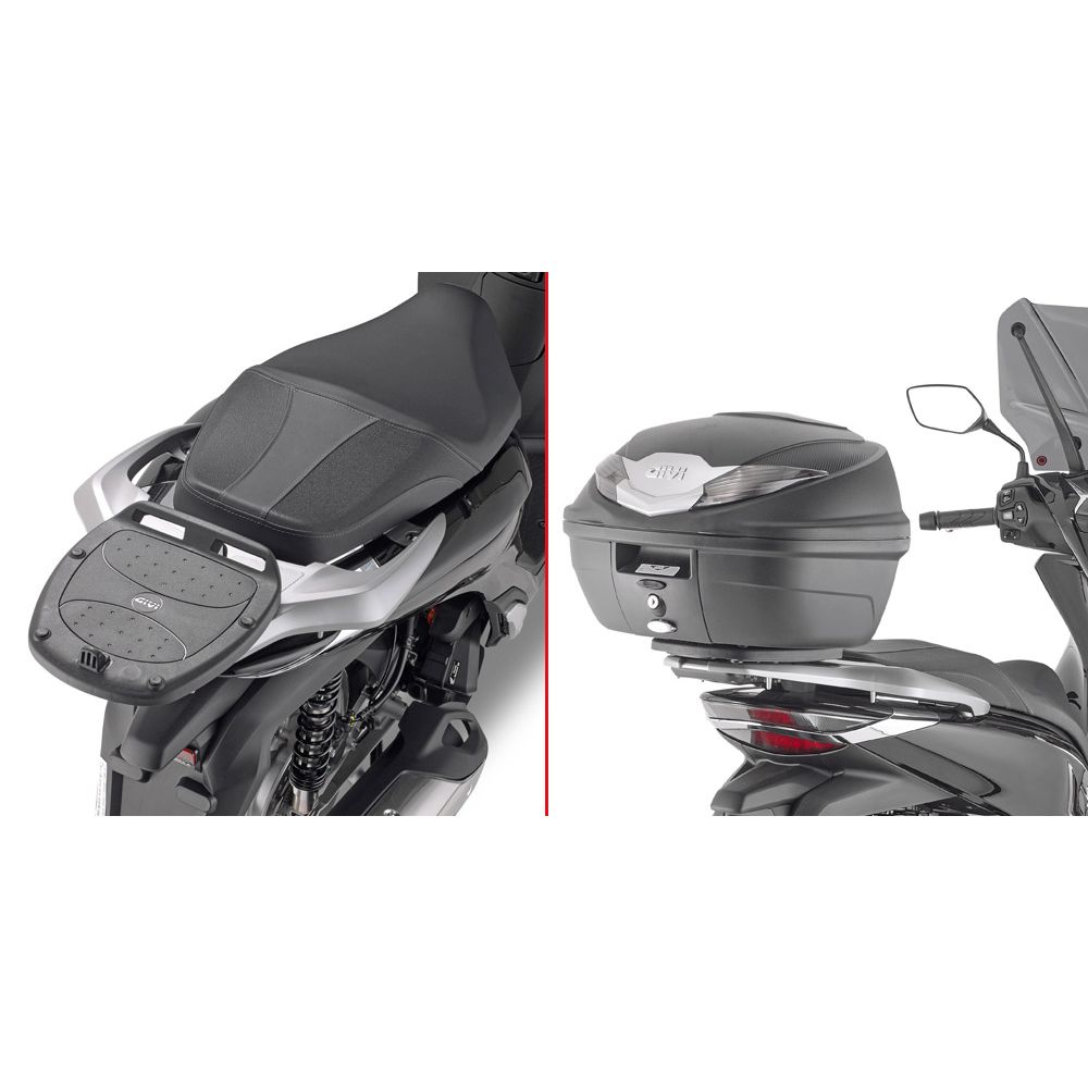 GIVI Attacco posteriore per bauletto MONOLOCK per HONDA SH 125 i - SH 150 i 2020 / 2023