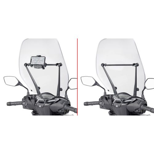 Traversino GIVI FB1181 Porta GPS per Honda SH 125 150 350 2020 - 2026