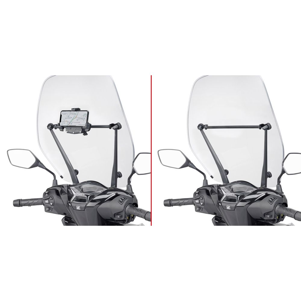 Traversino GIVI FB1181 Porta GPS per Honda SH 125 150 350 2020 - 2026