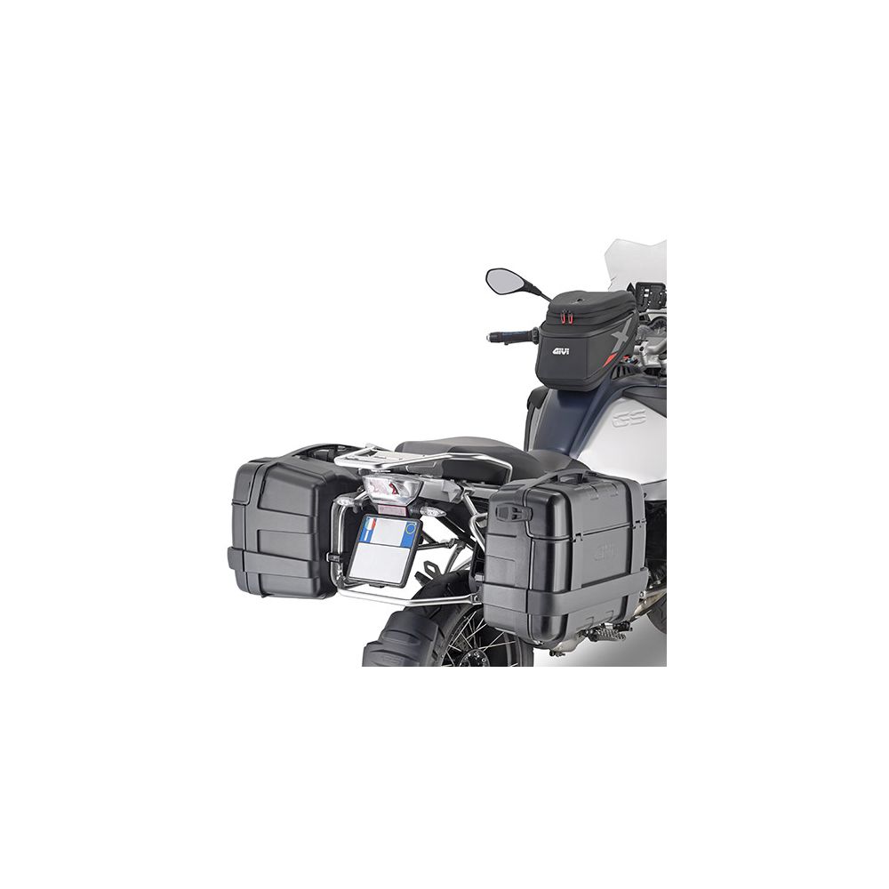 GIVI Adattatore in acciaio inox per utilizzo valigie MONOKEY sul portavaligie laterali originali BMW R 1250 GS ADVENTURE