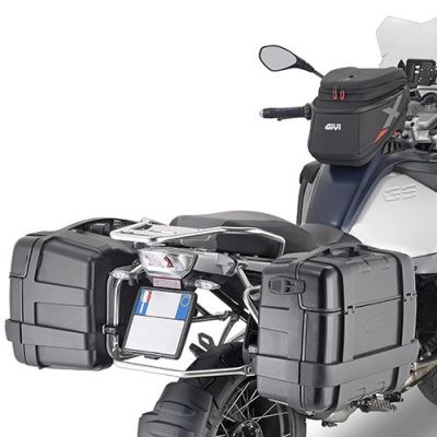 GIVI Adattatore in acciaio inox per utilizzo valigie MONOKEY sul portavaligie laterali originali BMW R 1250 GS ADVENTURE