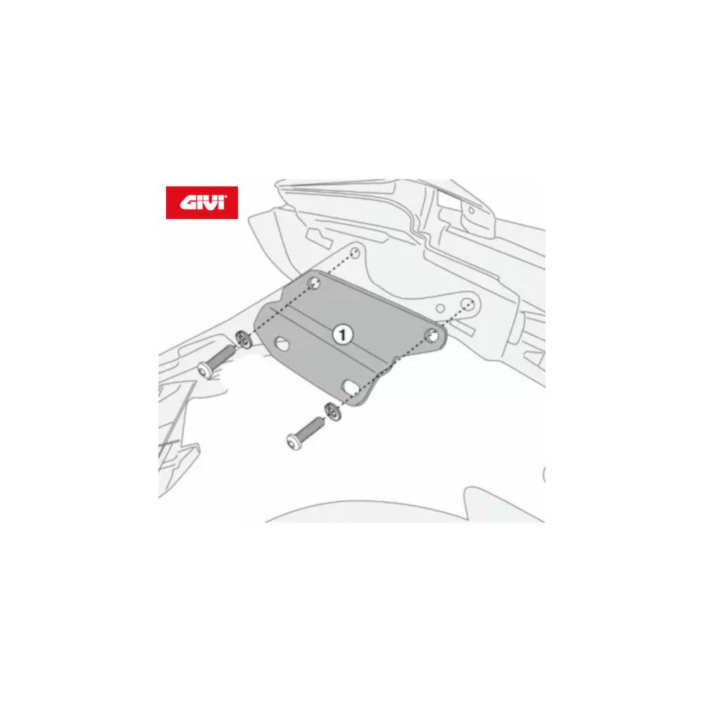 Kit GIVI 1185KIT Attacchi Telaietti TE1185 per Honda CB650R 21 - 23