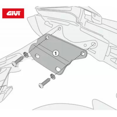 Kit GIVI 1185KIT Attacchi Telaietti TE1185 per Honda CB650R 21 - 23