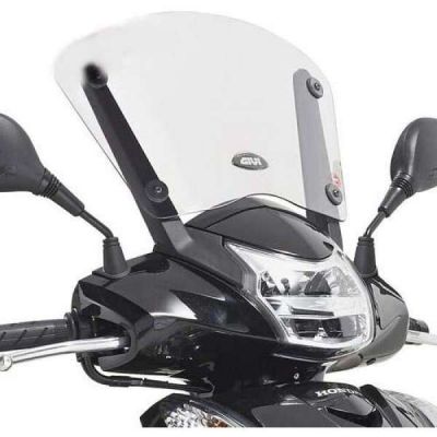GIVI parabrezza trasparente basso da montare su attacchi originali per HONDA SH 300i 2015 / 2020