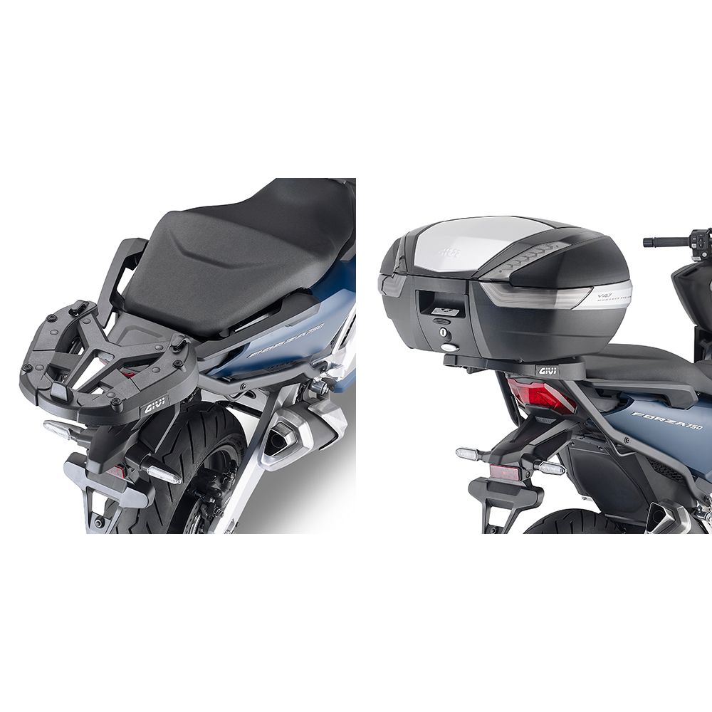 GIVI Attacco posteriore specifico per bauletto MONOKEY - MONOLOCK per HONDA FORZA 750 2021 / 2023