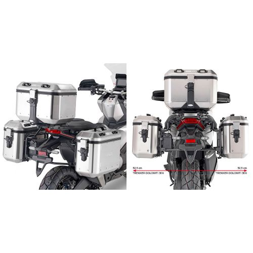 Portavaligie laterale per valigie GIVI MONOKEY per HONDA X-ADV 750 2021 / 2026