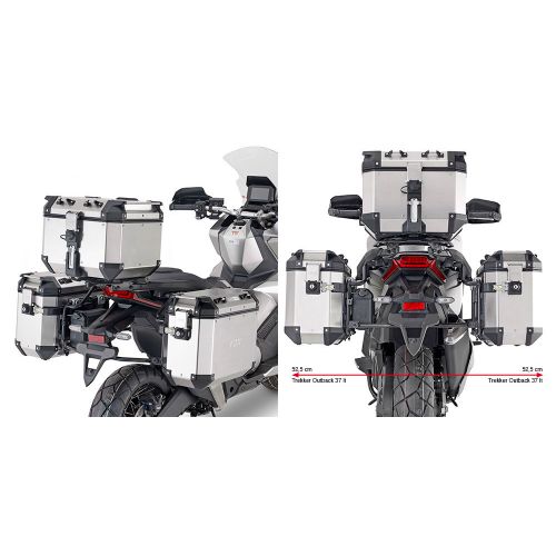 GIVI Portavaligie laterale specifico per valigie MONOKEY - CAM-SIDE per HONDA X-ADV 750 2021 / 2026