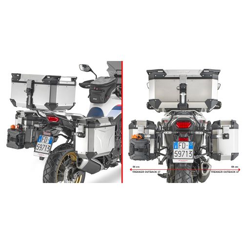 Telaietti GIVI PLO1201CAM Trekker Outback per Honda Transalp 750