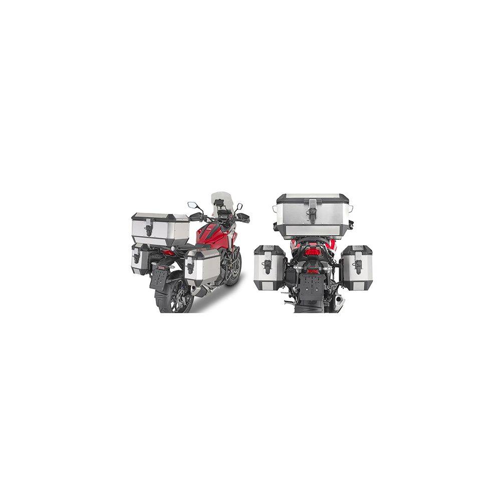 GIVI Portavaligie laterale PL ONE-FIT per valigie MONOKEY per HONDA NC 750 X 2021 / 2026