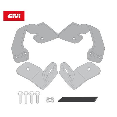 GIVI Kit per montare PLO1192MK PLO1192CAM PLX1192 senza attacco posteriore 1192FZ per HONDA NC 750 X 2021 / 2026