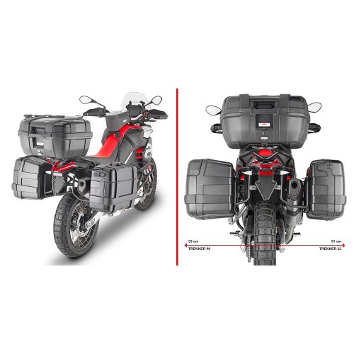 Telaietti GIVI PLO6710MK Monokey per Aprilia Tuareg 660 e Rally