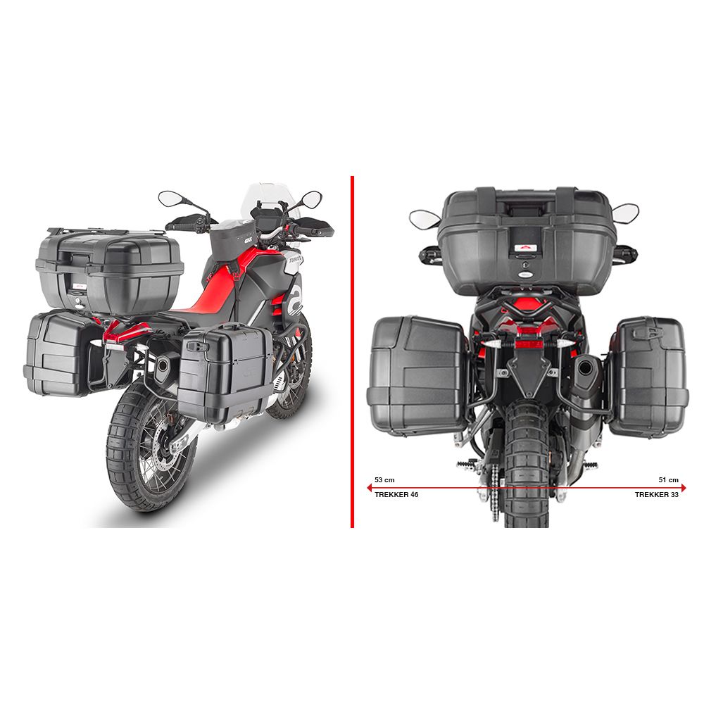 Telaietti GIVI PLO6710MK Monokey per Aprilia Tuareg 660 e Rally