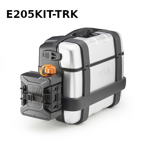 GIVI Kit per montare il porta tanica E205 su valigie TRK33, TRK46 Trekker