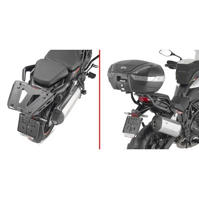 GIVI Attacco posteriore specifico per bauletto MONOKEY - MONOLOCK per BENELLI TRK 702 - TRK 702 X 2023 2024