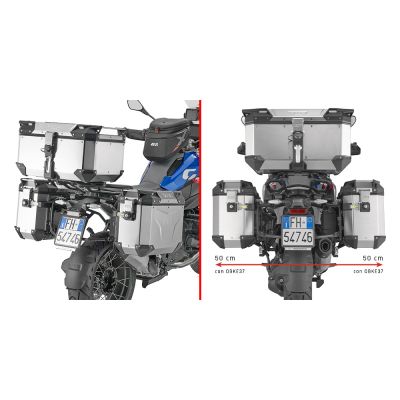 GIVI PLO5143CAM Portavaligie laterale configurato per valigie MONOKEY CAM-SIDE Trekker Outback per BMW R 1300 GS 2024 / 2026