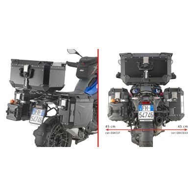 GIVI Portavaligie laterale lato destro scantonato per valigie MONOKEY CAM-SIDE Trekker Outback BMW R 1300 GS 2024 / 2026