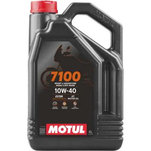 MOTUL 7100 4T 10W-40 - 4 Litri Lubrificante Olio Motore