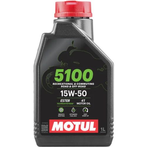 MOTUL 5100 4T 15W-50 TECHNOSYNTHESE - Lubrificante Olio Motore