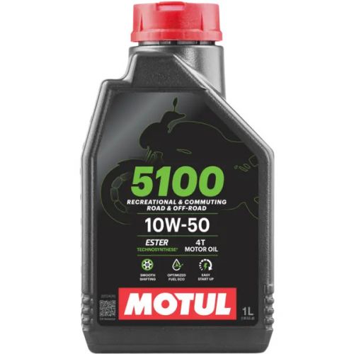 MOTUL 5100 4T 10W-50 TECHNOSYNTHES - Lubrificante Olio Motore