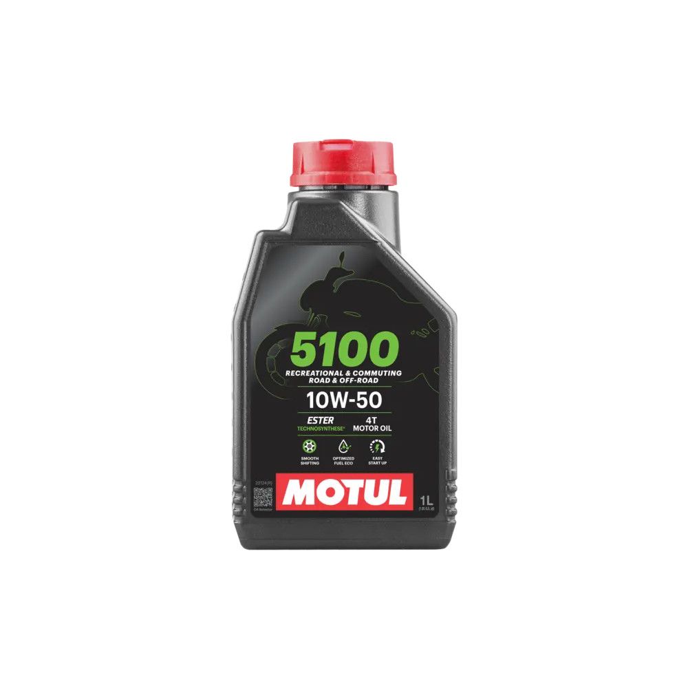 MOTUL 5100 10W-50 4T - 1 Litro Lubrificante Olio Motore