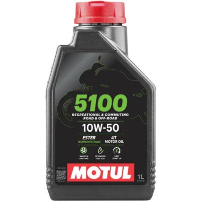 MOTUL 5100 10W-50 4T - 1 Litro Lubrificante Olio Motore