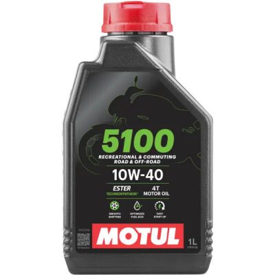 MOTUL 5100 10W-40 4T - 1 Litro Lubrificante Olio Motore