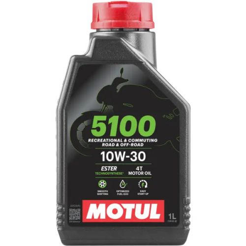 MOTUL 5100 10W-30 4T - 1 Litro Lubrificante Olio Motore
